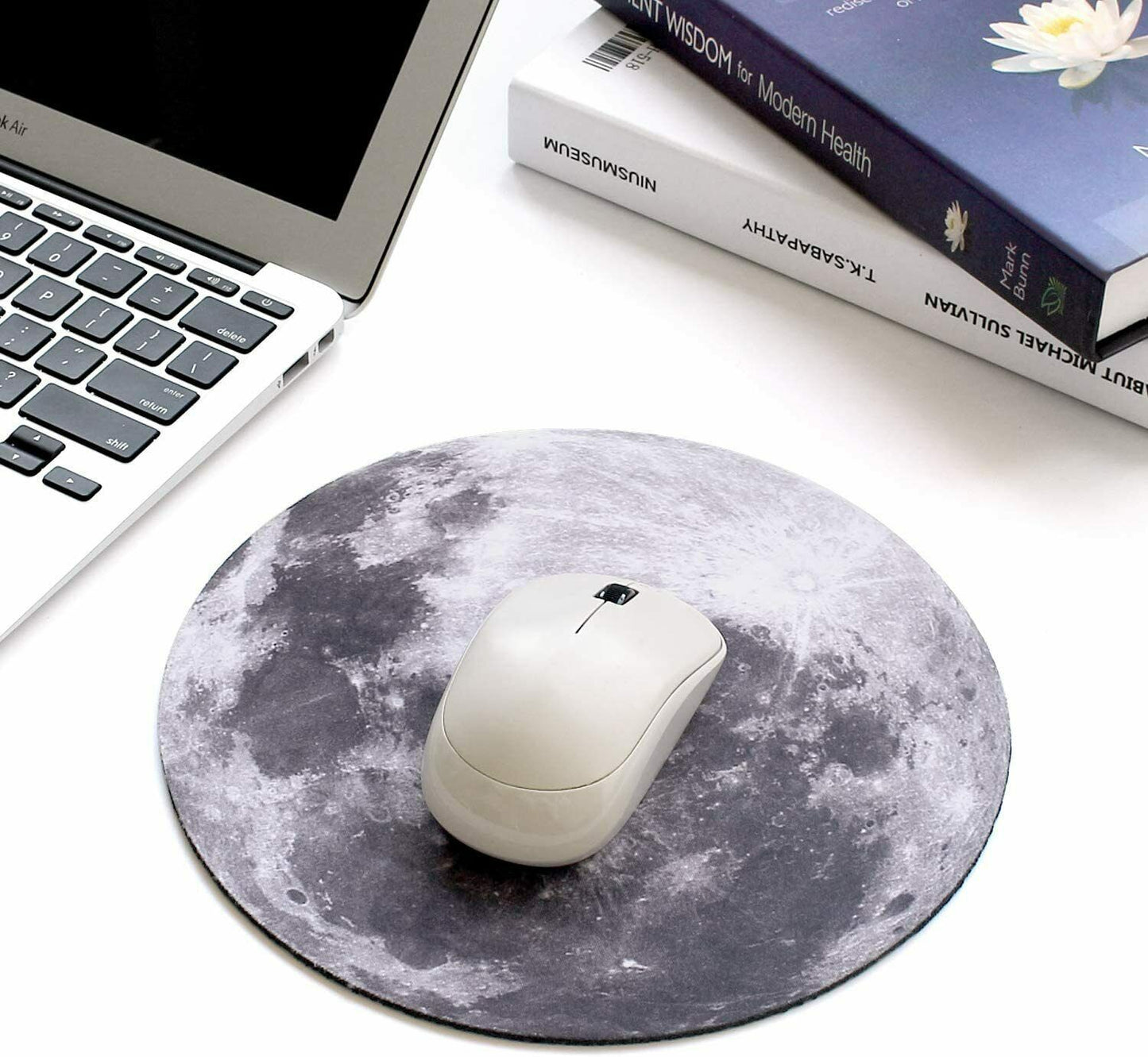 Space Round Mouse Pad Non Slip Mice Mat