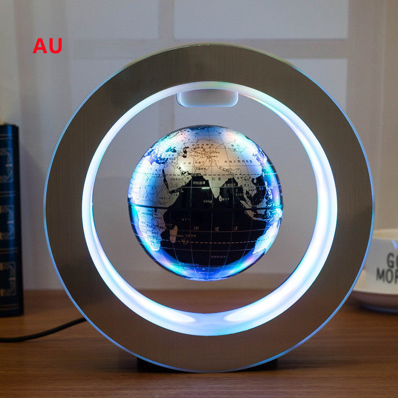 Round LED World Map Floating Globe