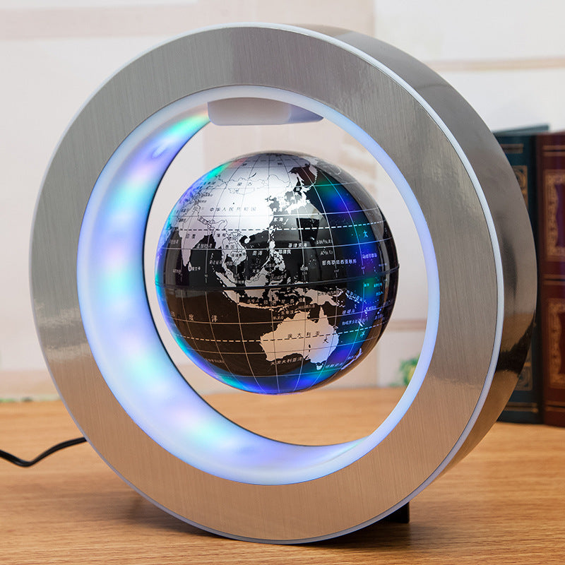 Round LED World Map Floating Globe