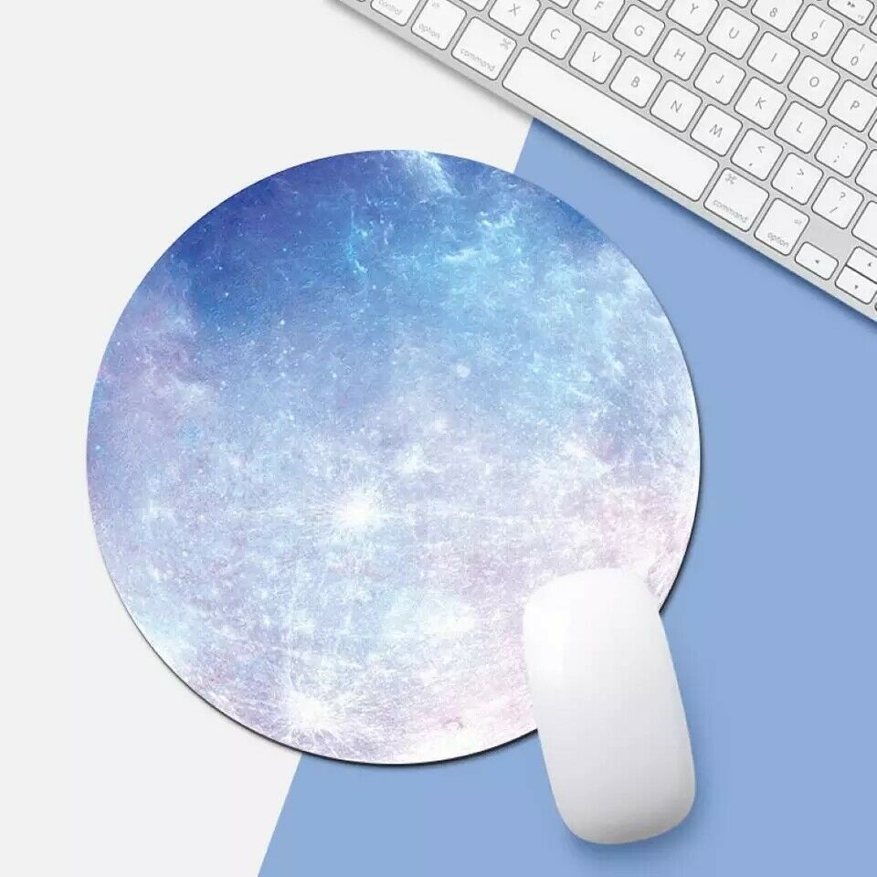 Space Round Mouse Pad Non Slip Mice Mat